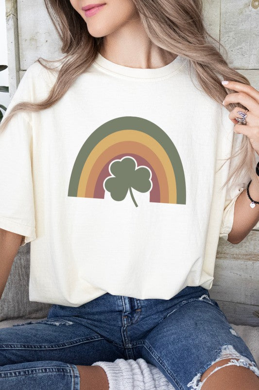 St Patrick's Day Rainbow Comfort Colors Shirt
